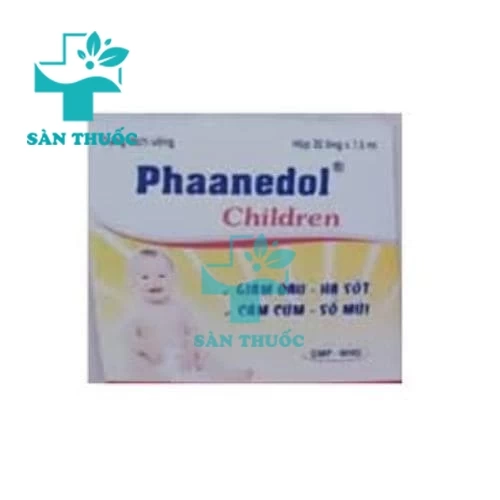 Phaanedol Children NIC Pharma - Hạ sốt, giảm đau cho trẻ